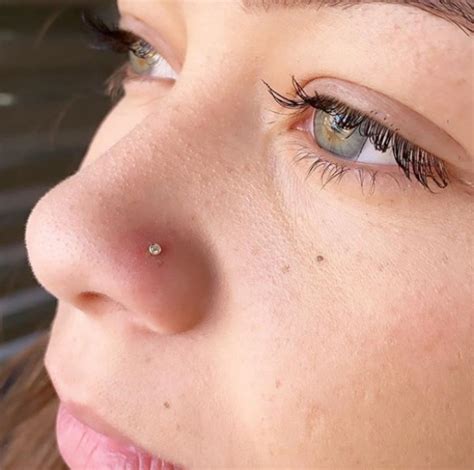 piercing no nariz de batata|Cuidados e ideias de piercings no nariz 